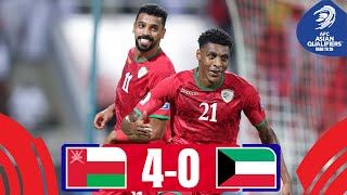 Oman ends losing streak  Oman  Kuwait  Highlights  AsianQualifiers  Road To 26 [upl. by Nylarej]