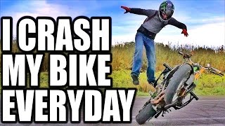 Je CRASH MA MOTO tous les jours  RideMyLife 2 [upl. by Aeniah]