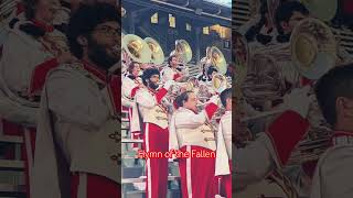 The Cornhusker Marching Band cmb collegeband huskers hymntothefallen veteransday [upl. by Akkinahs67]