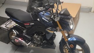 2023 KAWASAKI Z125 PRO GETS 155CC BIG BORE KIT INSTALLED [upl. by Herm]