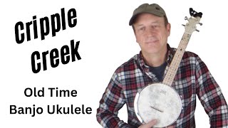 Cripple Creek on Banjolele Banjo Ukulele [upl. by Lapotin]