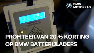 BMW Motorrad Acculader Plus [upl. by Maridel587]