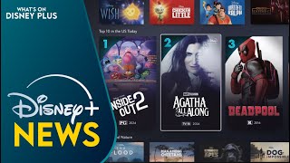 Disney Launches New Top Ten Today Feature  Disney Plus News [upl. by Dracir96]