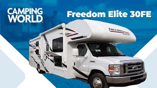 2020 Freedom Elite 30FE  Class C Motorhome  RV Review Camping World [upl. by Llewej]