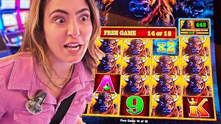 OMG RARE MASSIVE Jackpot on LUCKIEST Buffalo Slot Machine EVER [upl. by Bohs]