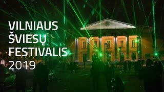 Vilniaus šviesų festivalis 2019  Vilnius Light Festival 2019 [upl. by Egap]