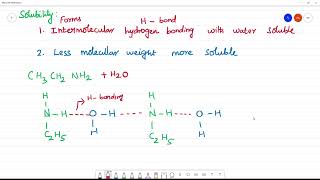 Ethylamine is soluble in water whereas aniline is not [upl. by Appel]