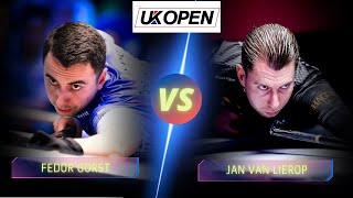 FEDOR GORST VS JAN VAN LIEROP  2024 UK OPEN billiards nineball 9ballpool highlights [upl. by Doak]