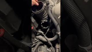 Bmw 330ci torn upper intake boot [upl. by Nyl671]