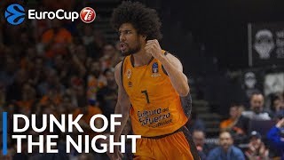 7DAYS EuroCup Dunk of th Night Louis Labeyrie Valencia Basket [upl. by Adnala]