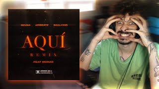 REACCIÓN ARIBEATZ OZUNA SOOLKING MORAD – AQUÍ REMIX VIDEO OFICIAL [upl. by Wirth]