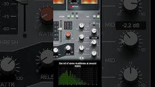 Tweaking a bass track with Harrisons 32Classic Channel Strip mixingtips equalizer compressor [upl. by Etteoj479]