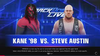 Kane vs Stone Cold Steve Austin [upl. by Fenn]