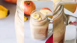 AppleBanana smoothie 😋 easy method applemilkshakerecipe smoothies 10 [upl. by Gaelan]