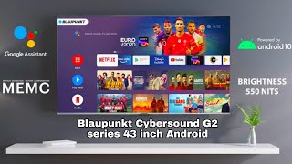 Blaupunkt CyberSound G2 Series 108 cm 43 inch Full HD LED Smart Android TV 2023 [upl. by Sybilla675]