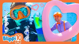 Play Fun and Games  Blippi Top 10  Educational Videos for Kids [upl. by Naoh321]