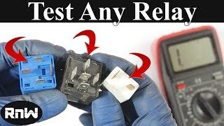 How to Test a 3 4 or 5 Pin Relay  With or Without a Diagram [upl. by Seely585]