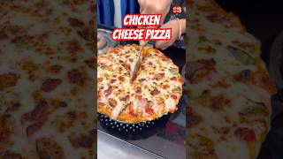 CHICKEN CHEESE 🧀 PIZZA 🍕shorts chickencheesepizza youtubeshorts ytshorts [upl. by Alvin]