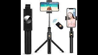 Selfie Stick with Integrated Tripod for Smart Phones Compact  CCILY  K10 iPhones amp Android [upl. by Abisha]