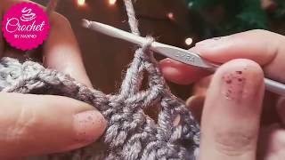 How to Crochet A Scarf for Men 1 Exclusive✨Stitch ☕THE CROCHET SHOP by NANNO [upl. by Eelyrag304]