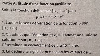 Exercice Important 😈😈😈Recherche dune Solution Unique telle que gx0 sur Intervalle  Terminale [upl. by Lassiter]