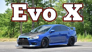 2010 Mitsubishi Lancer Evolution X GSR Regular Car Reviews [upl. by Ennagroeg]