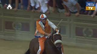 Palio di Siena 17 Agosto 2022  La Corsa  Palio dellAssunta [upl. by Ramed]