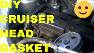 PT Cruiser Engine Head Gasket Timing Belt Motor Mount and Head Removal [upl. by Hum]