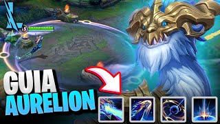 COMO JOGAR COM O AURELION SOL NO WILD RIFT  REWORK [upl. by Ellebana]