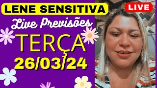 LENE SENSITIVA LIVE 2 👈 PREVISÕES SEGUNDA 250324 💖🙏 lenesensitiva bbb24 [upl. by Seibold]