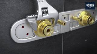 GROHE  RainShower SmartControl  Installation Video [upl. by Esau]