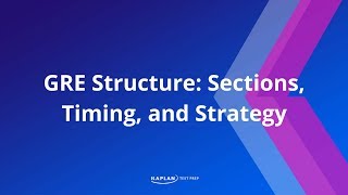 About the GRE Sections Timing and Strategy  Kaplan Test Prep [upl. by Florie]