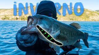 Este SEÑUELO es SÚPER EFECTIVO para PESCAR BASS en INVIERNO ⚠️ [upl. by Kerwinn]