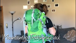 Mountaintop Trekkingrucksack 655 Liter  Erster Eindruck [upl. by Shrier224]