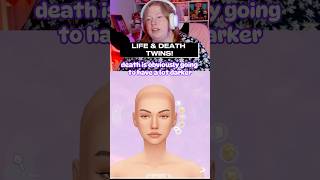 Sims 4 Life and Death Twins Death 💀 comment name suggestions sims4cas thesims4 [upl. by Uttasta617]