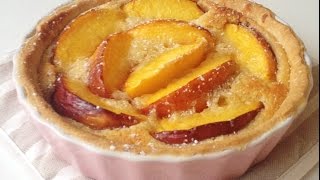 Recette Tarte à la nectarine  Cecile LW [upl. by Oicul878]