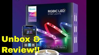 UnboxReview NEWEST Govee RGBIC WiFi Bluetooth LED Strip Lights H6143 amp H6144 [upl. by Aldredge]