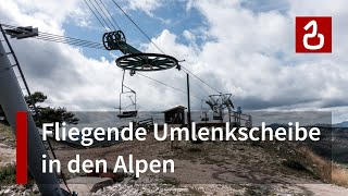 Sesselbahn mit fliegender Umlenkscheibe  La Moulière LAudibergue [upl. by Orlene]