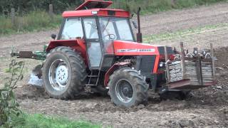 Ursus 1224  pług wahadłowy  cambell  Orka  plowing  pflügen  labour [upl. by Arual]