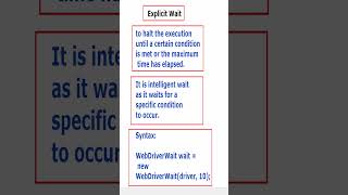 Software Testing Interview Questions  Difference between ImplicitExplicit and Fluent wait [upl. by Dorine]