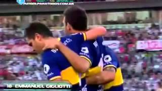 Gol Gigliotti  Boca 1 River 0 61013  Relato Walter Saavedra bastadearaujo [upl. by Nevek]