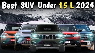 TOP 5 BEST SUVs UNDER ₹15 LAKH IN INDIA 2024  AUTOBIKCAR [upl. by Calloway405]