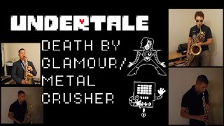 Undertale Death by GlamourMetal Crusher  Saxophone Quintet [upl. by Anelegna]