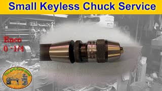 Small keyless Drill Chuck Service  Enco MFG [upl. by Tansy]