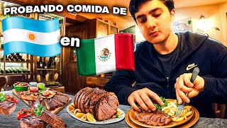 ARGENTINA VS MEXICO ¿QUIEN TIENE MEJOR GASTRONOMÍA COMIENDO EN UN RESTAURANTE ARGENTINO EN MEXICO [upl. by Welby]