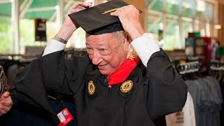 86YearOld Man Prepares for Georgia Tech Commencement [upl. by Airaet623]