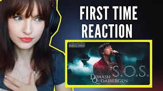 Dimash  SOS  FIRST TIME REACTION [upl. by Ralyks]