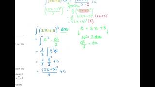 INTEGRAALREKENING substitutie les 1 [upl. by Bonina]