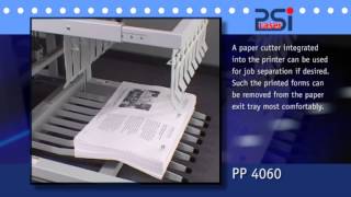 PP4050  PP 4060  continous forms laser printer [upl. by Mik498]