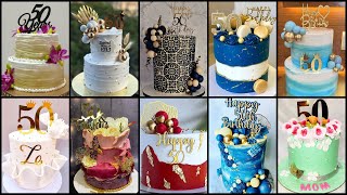 🎉Fabulous 50th Birthday Cake Designs 202450th Birthday CakeBirthday Cake DesignCake Design [upl. by Anead]